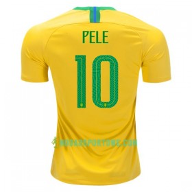 Koszulka Brazylia Pele 10 Mistrzostwa Świata 2018 Domowe Stroje Piłkarskie